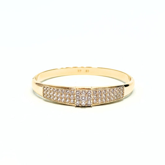 18K Gold Plated colour Bracelet/Zircon Stones/ Rhodium coating