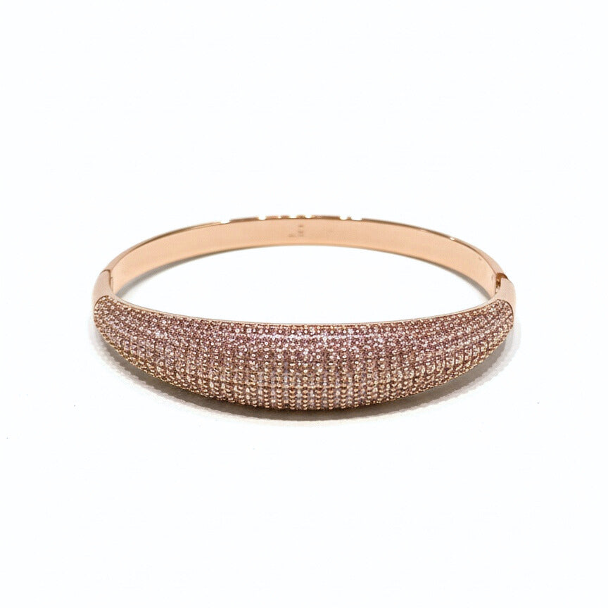 18K Gold Plated colour Bracelet/Zircon Stones/ Rhodium coating