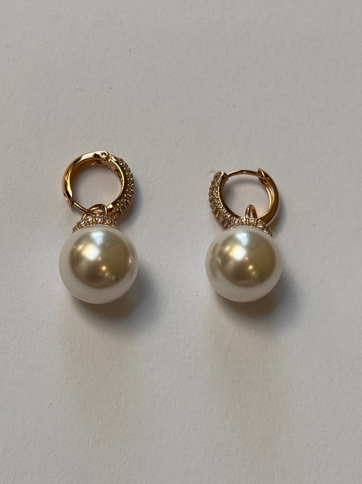 18K Gold Plated colour Earring/Zircon Stones/ Rhodium coating