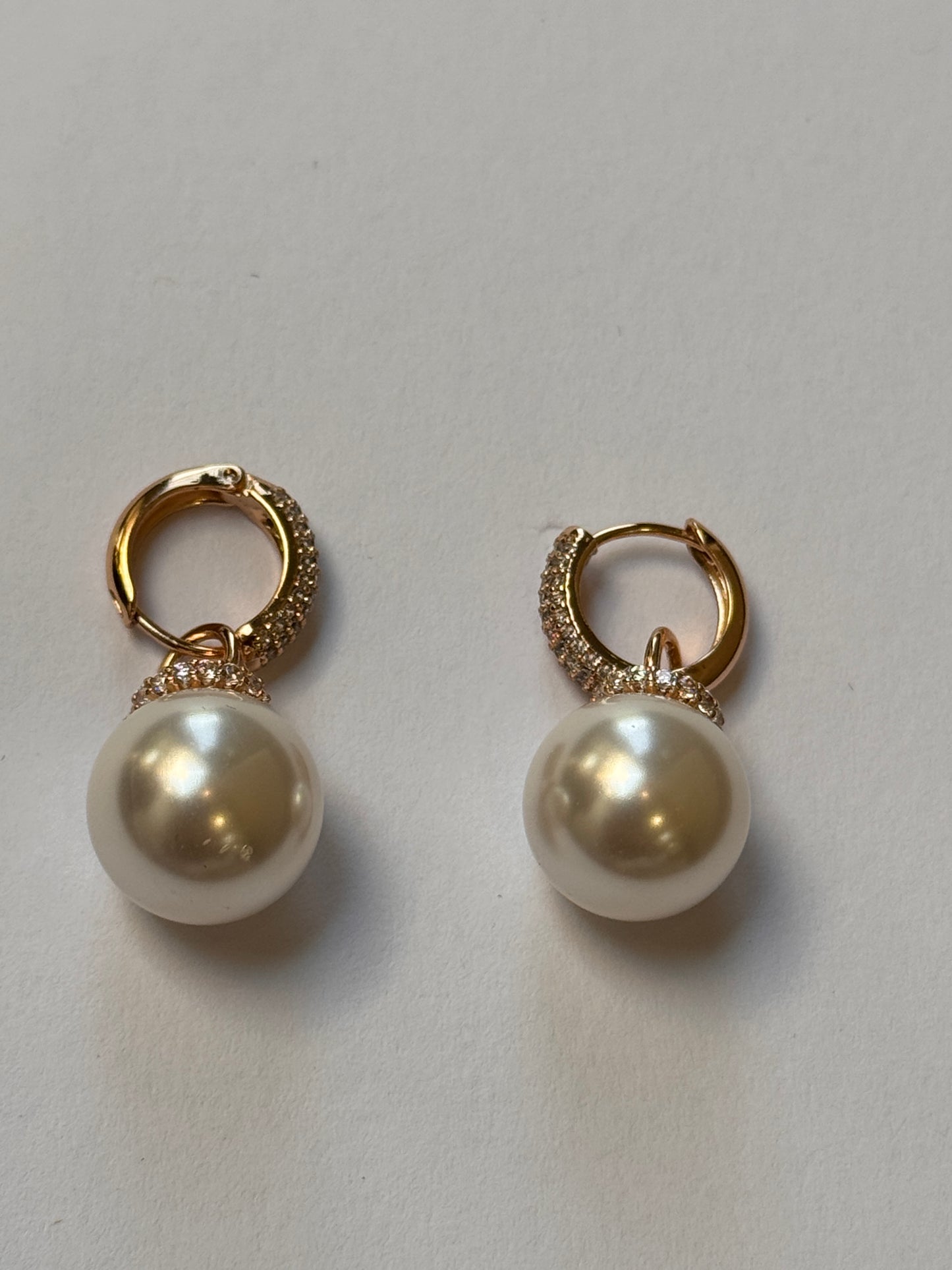 18K Gold Plated colour Earring/Zircon Stones/ Rhodium coating