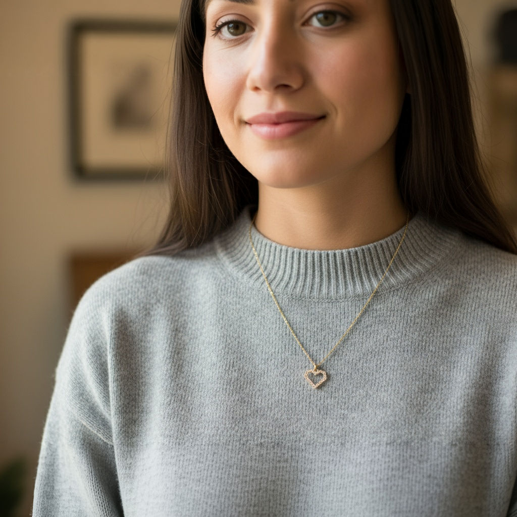 18K Gold Plated colour Necklace/Zircon Stones/ Rhodium coating
