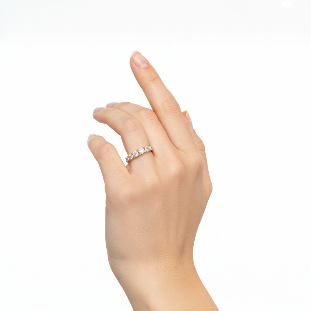 18K Gold Plated colour Ring/Zircon Stones/ Rhodium coating